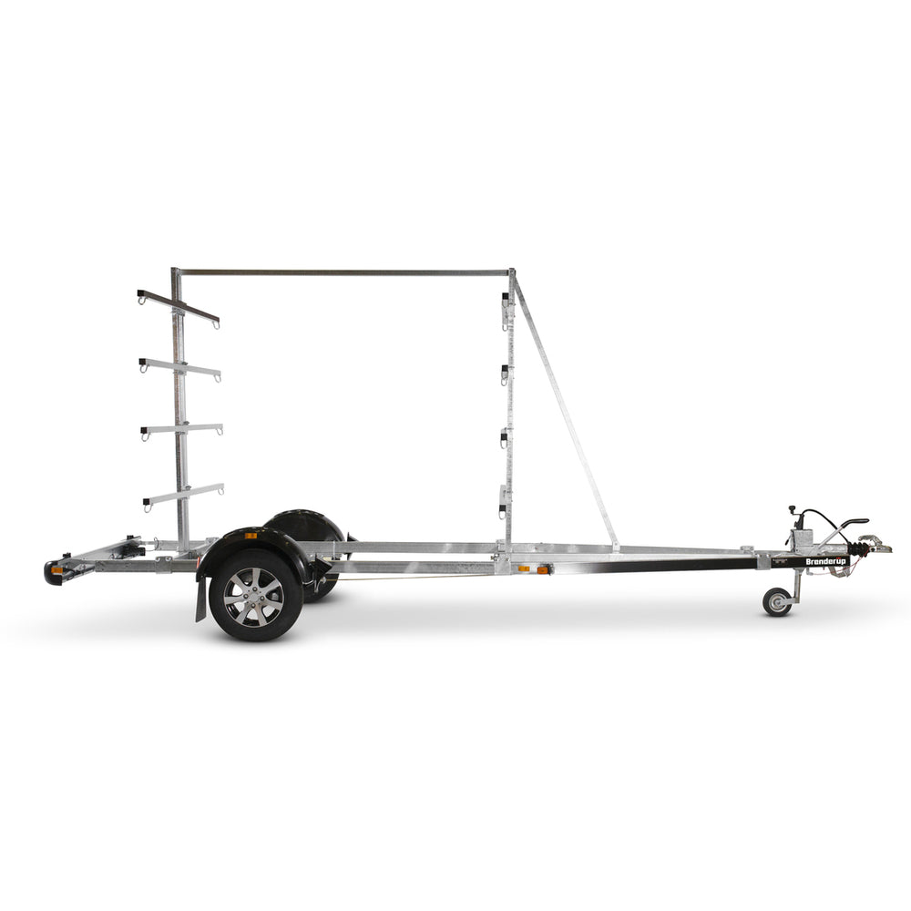 Brenderup 161000B CX Canoe/Kayak trailer side view