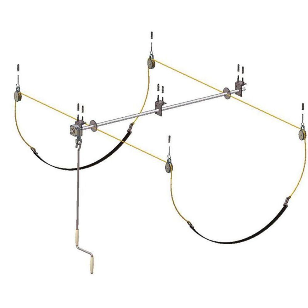 Eckla Canoe, Kayak Ceiling/Roof Storage Lift System