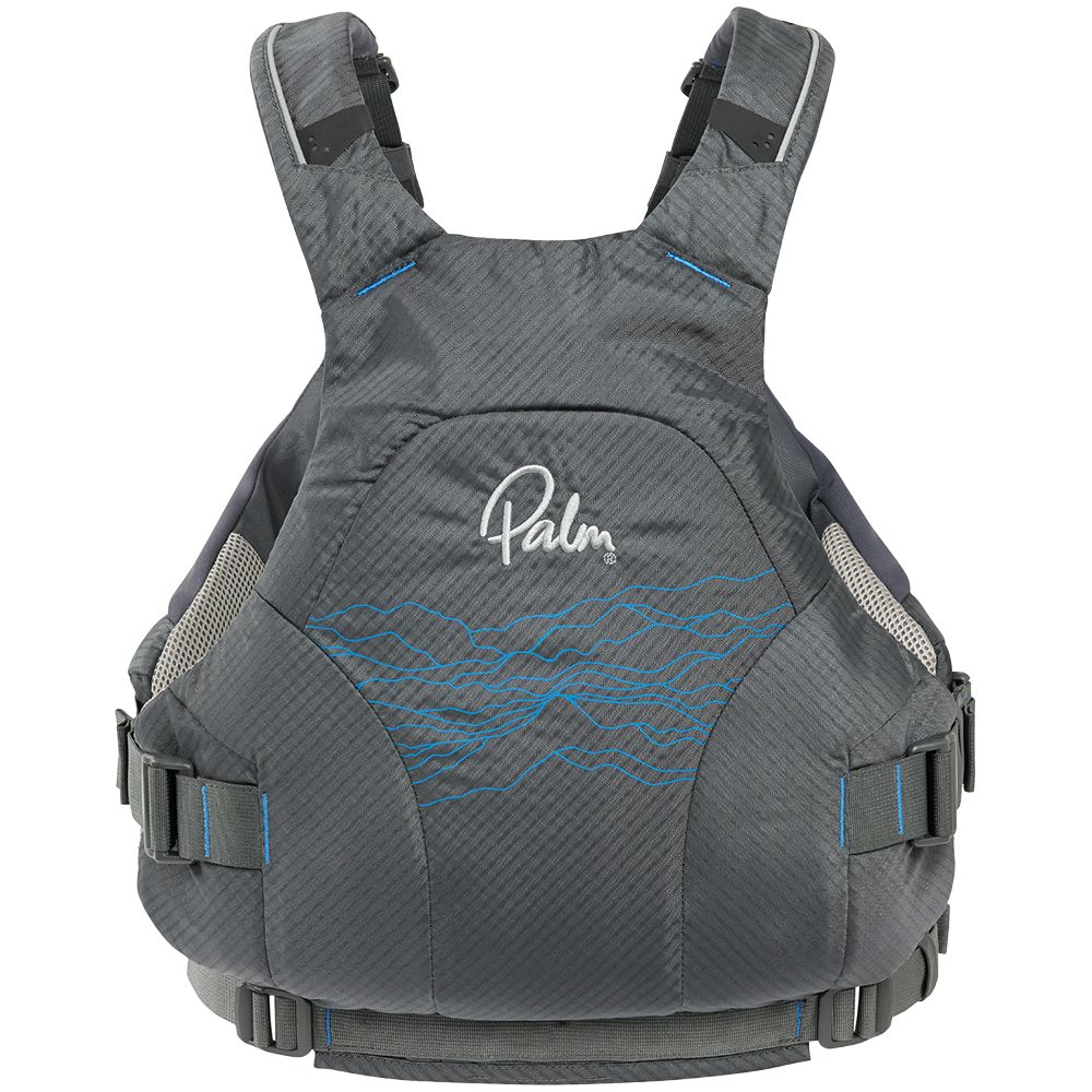 Palm Riff Whitewater Buoyancy Aid jet grey back