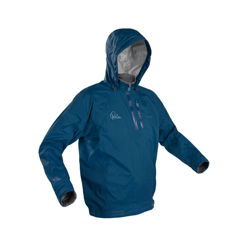 Palm Tora Jacket navy hood up