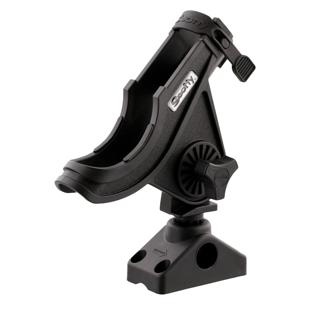 Scotty 280 Baitcaster/Spinning Rod Holder, Black w/241
