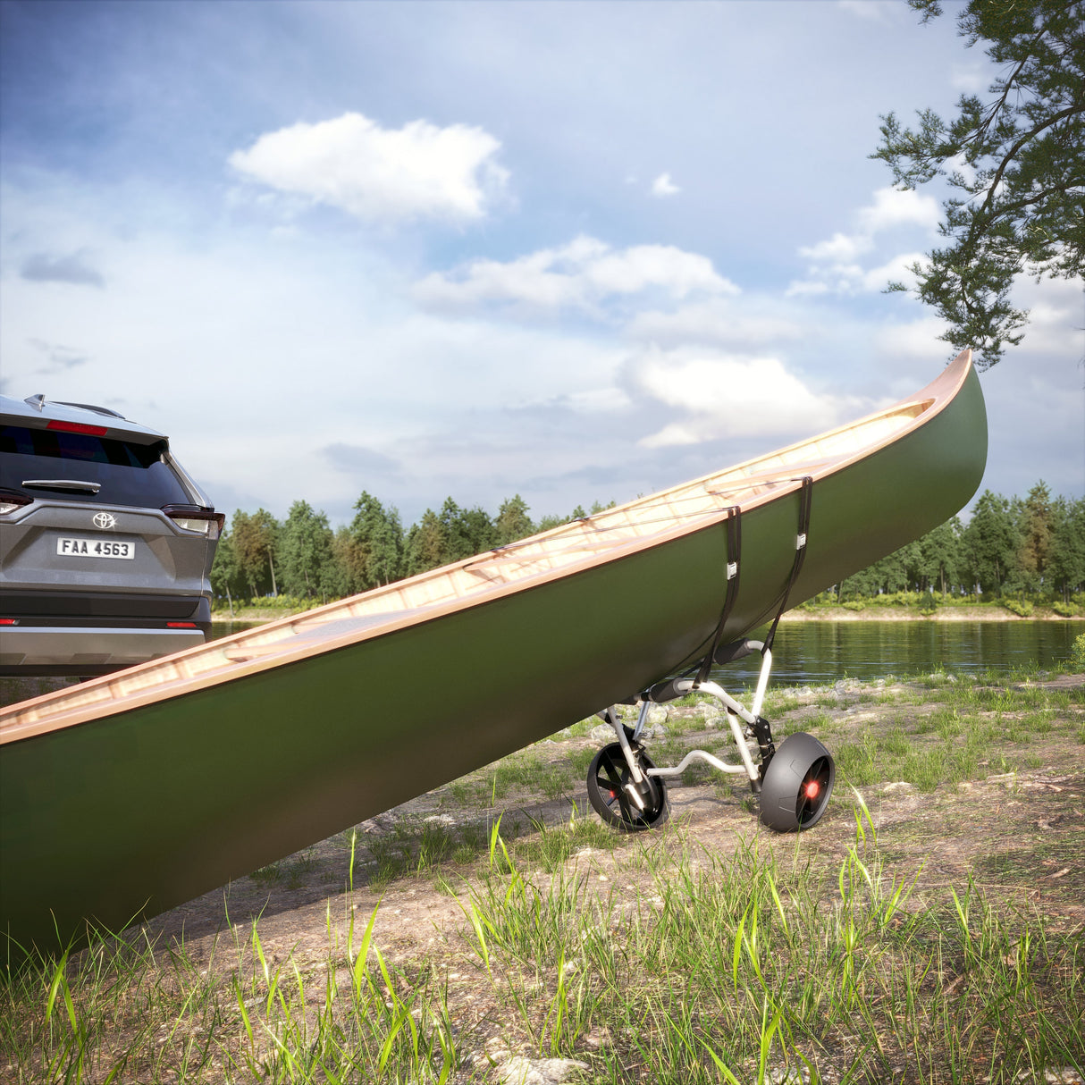 Camba Kart – All-terrain kayak, canoe & SUP trolley
