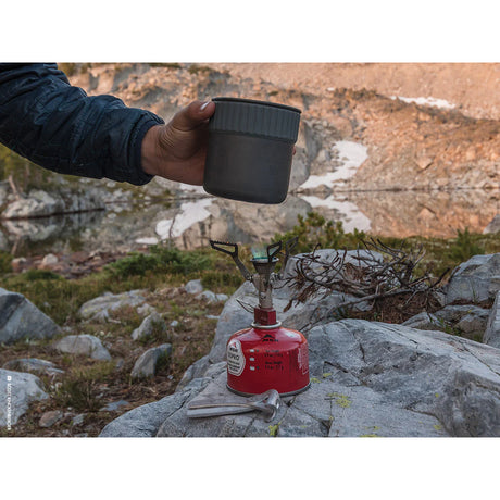 MSR Trail Mini Solo in use on stove