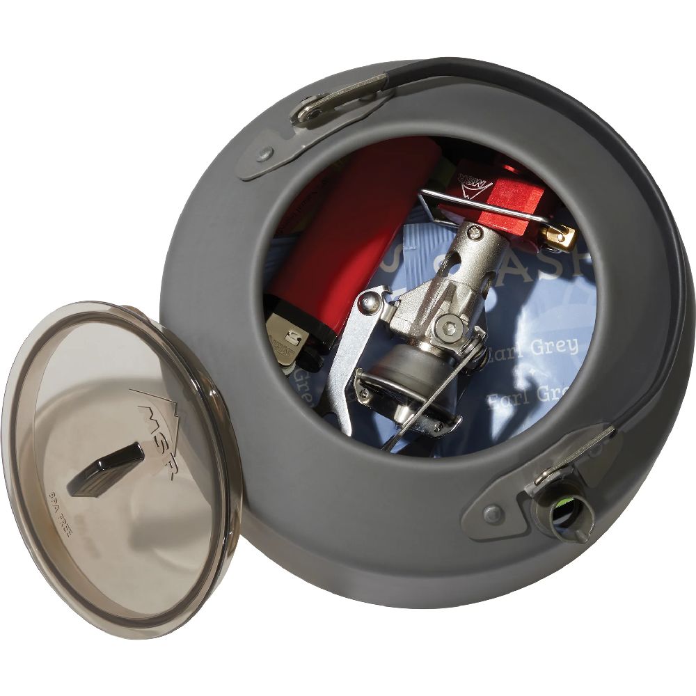 MSR Pika 1 L Teapot can be used as additional storage