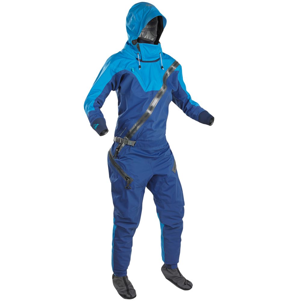 Palm Fuse Drysuit Women's hood up front