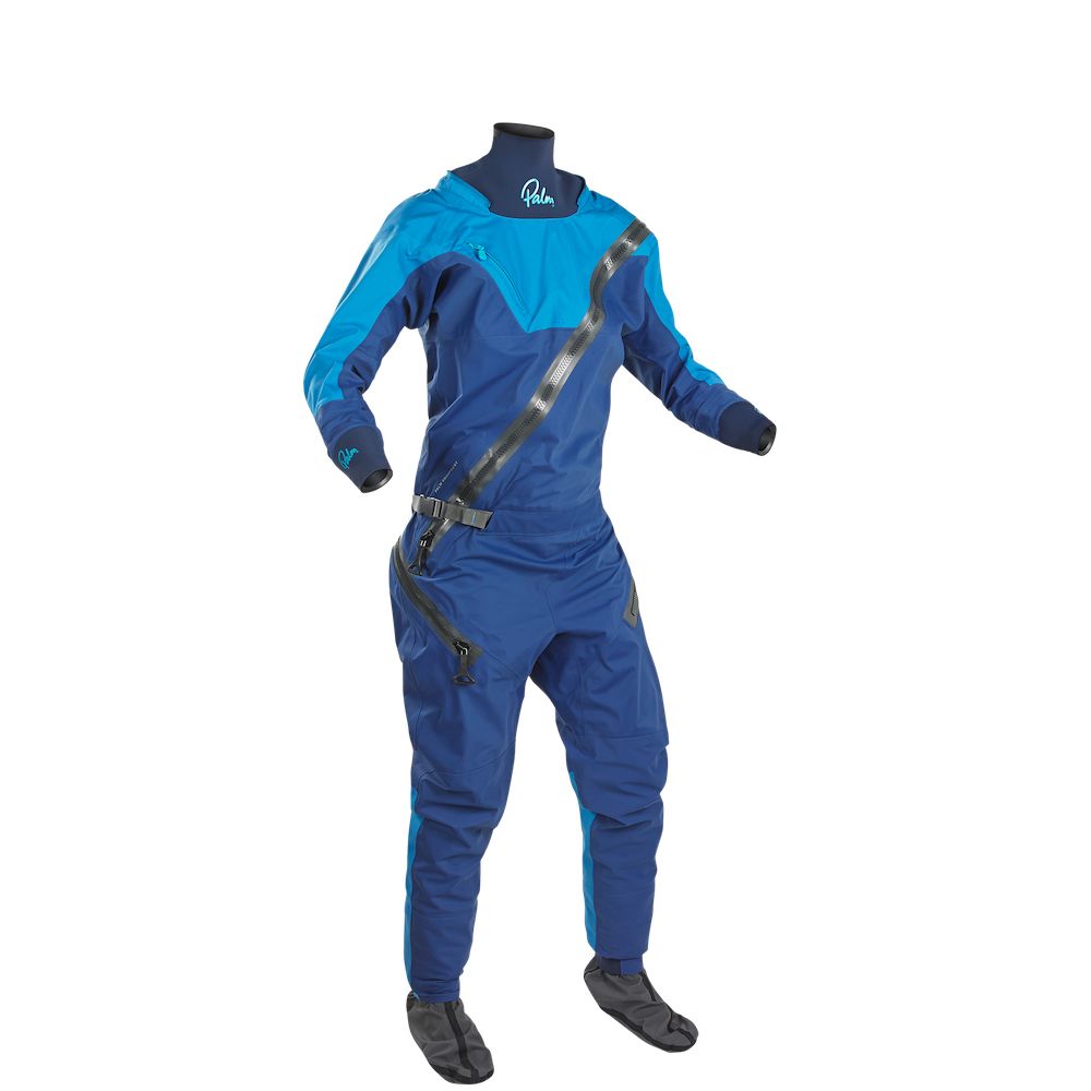 Palm Fuse Drysuit Women's hood down front