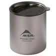 MSR Titan Double Wall Mug with lid on