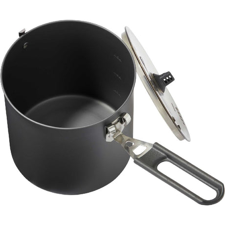MSR Trail Lite 2L Pot with handle open and lid off