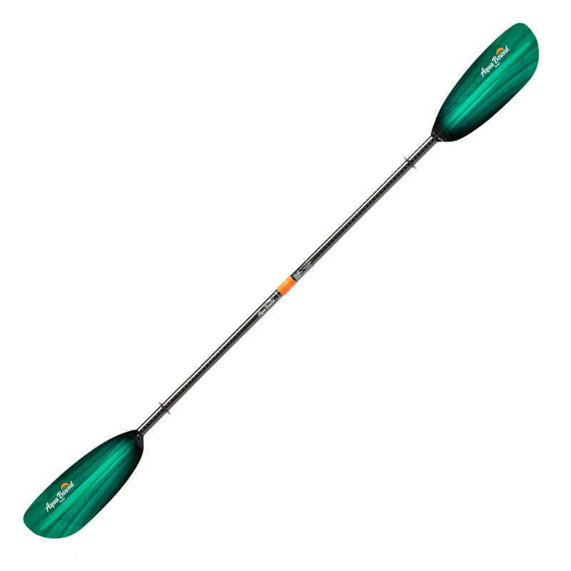 Aqua-Bound Tango, Fibre Glass, 2-Piece Straight Shaft Kayak Paddle green tide