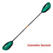 Aqua-Bound Whiskey, Fibre Glass, 2-Piece Straight Shaft Kayak Paddle Cosmetic Seconds green tide