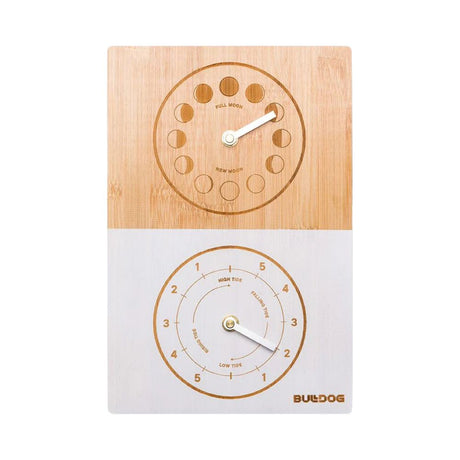Bamboo Tide & Moon Phase Clock for Watersports