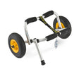 Eckla Atlantic Sea Kayak Cart with support stand yellow 200mm