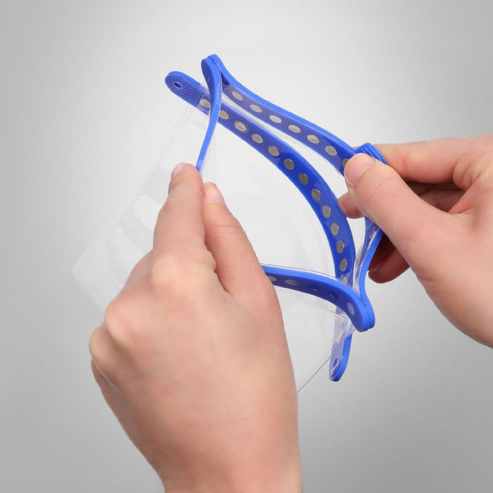 Fidlock Waterproof Phone Case Maxi blue transparent open and empty