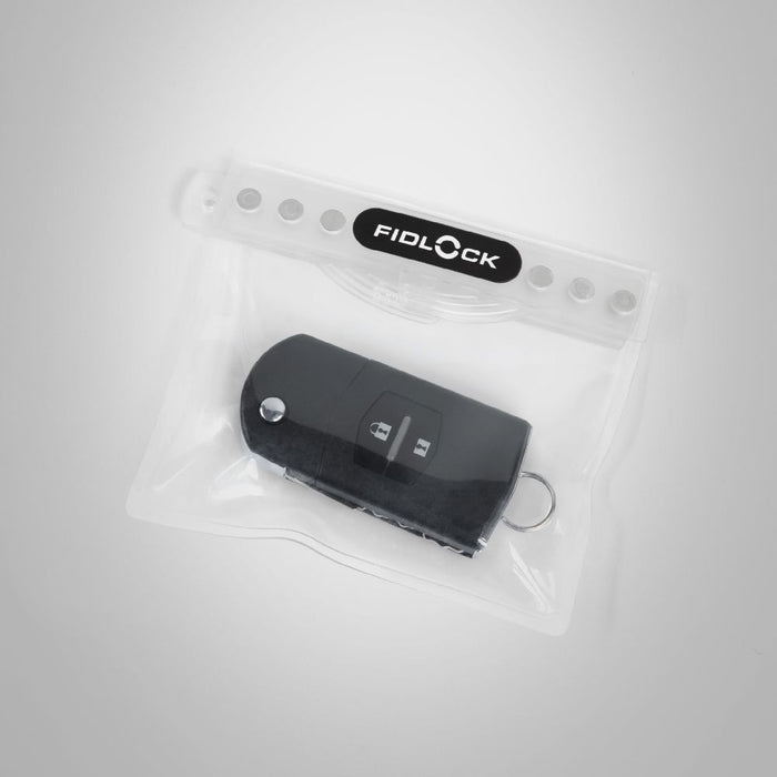 Fidlock Waterproof Dry Case Mini with key inside