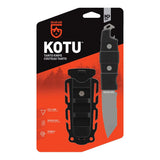 Gear Aid Kotu Tanto Survival Knife black in packaging