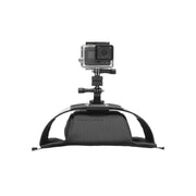 Gearlab Outdoors Deck Pod Pro Bag zoom on camera mount with gopro attached