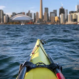 Gearlab Paddle Clutch attached to kayak on the water