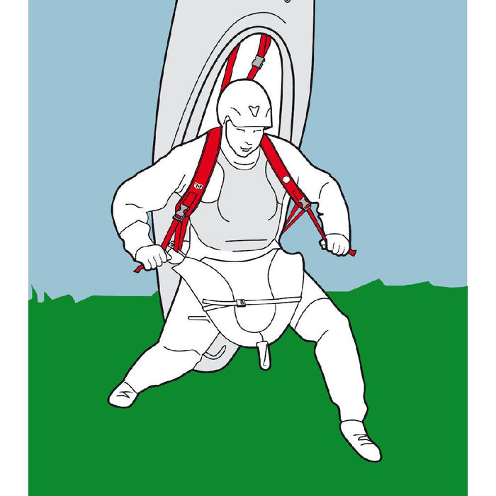 HF Turtle Back Kayak carrying system diagram demonstrating use