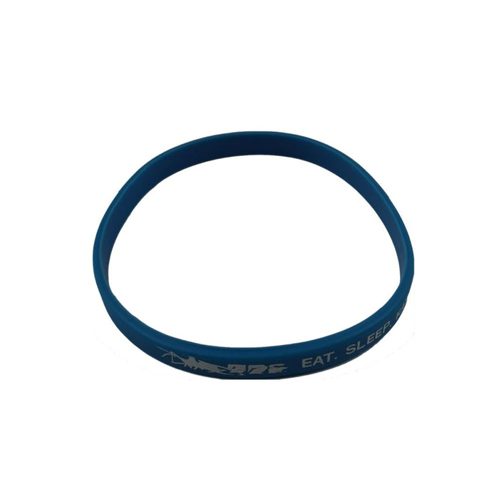 Eat Sleep Kayak Wristband blue