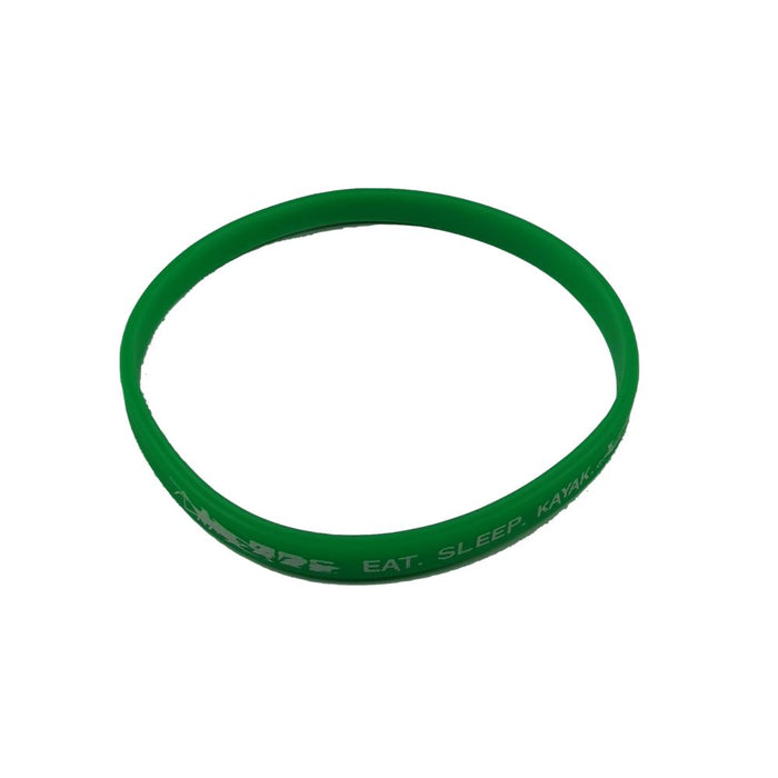 Eat Sleep Kayak Wristband green