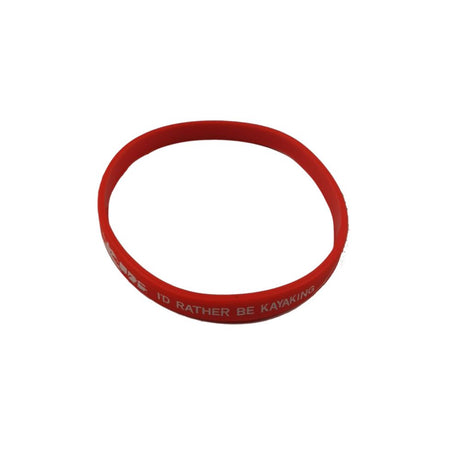 Eat Sleep Kayak Wristband red
