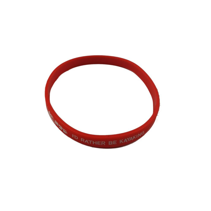 Eat Sleep Kayak Wristband red