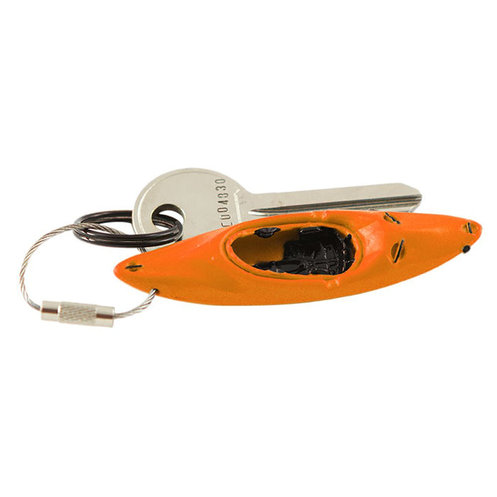 Whitewater Kayak Keyring orange