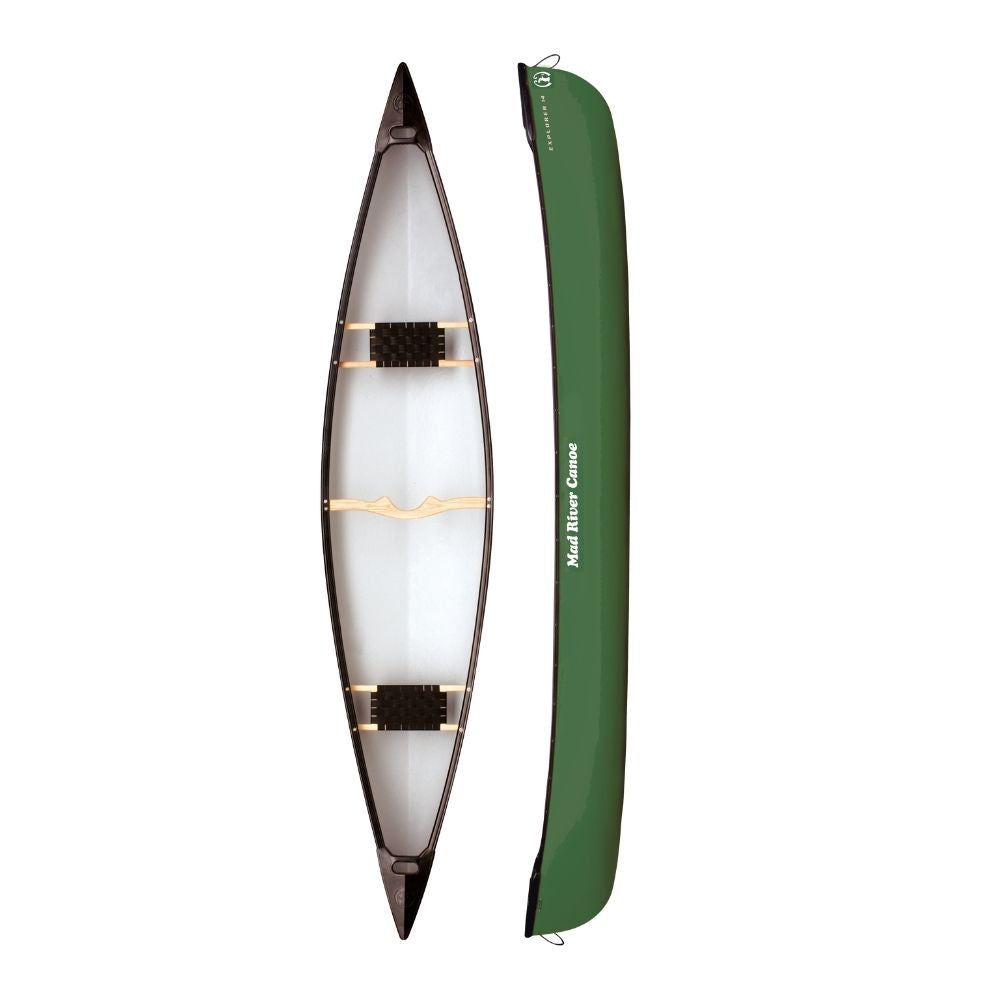 Mad River Canoe Explorer 14 TT Web Web / Spruce — Canoe Centre