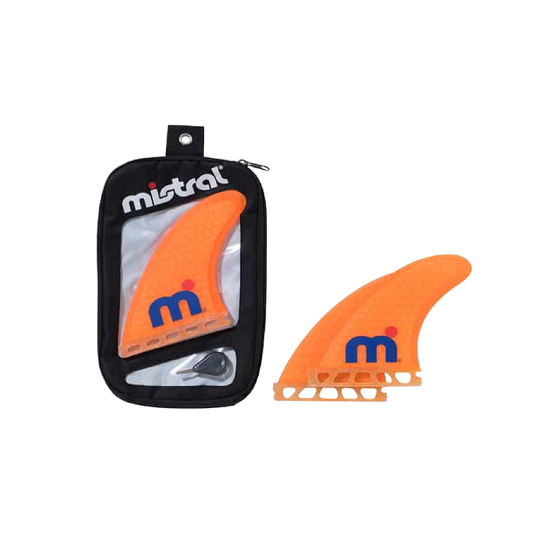 Mistral F5 Thruster Fin Honeycomb Orange 3 pcs