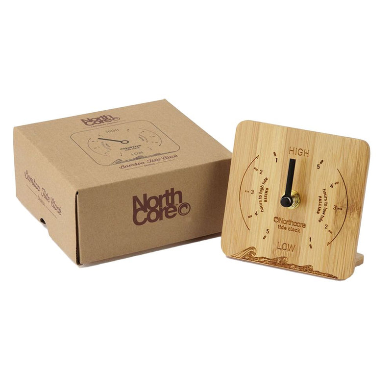 Northcore Tide Clock Bamboo with packaging