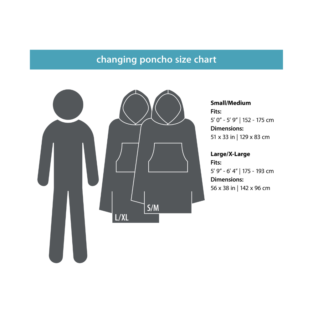 PackTowl Changing Poncho microfiber camp and travel poncho