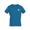 Palm Mountains To Sea T-Shirt Mid Blue Front