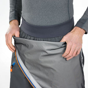 Palm Rogen Suit with top half folded down passed waistband