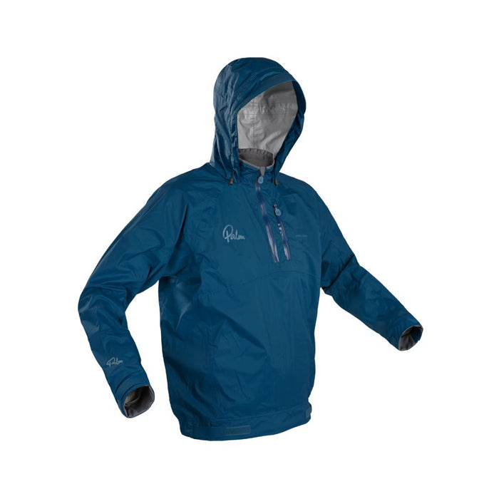 Palm Tora Jacket navy hood up