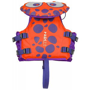 Peak Kidz Zip PFD orange back