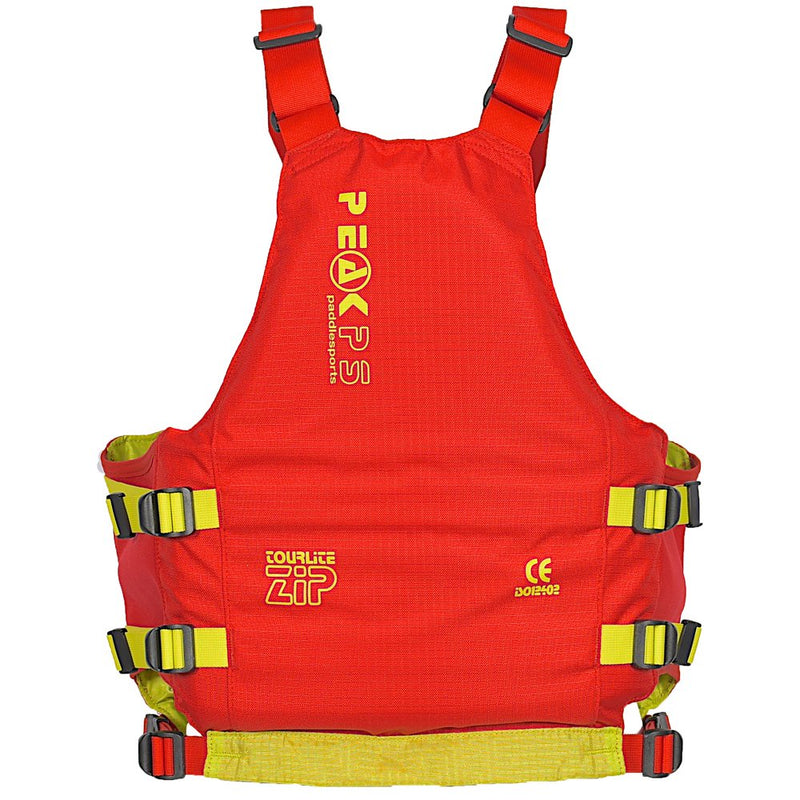 Peak Tourlite Zip Ladies Buoyancy Aid Red Back