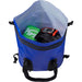 SealLine WideMouth Duffel Bag blue with open displaying contents
