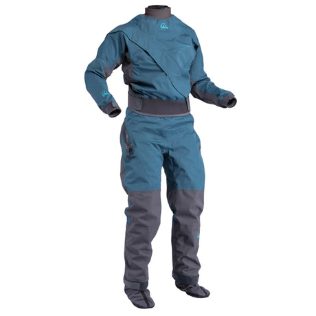 Palm Cascade Women's Kayaking Drysuit pine jet grey