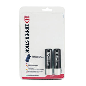 Gear Aid Zipper Lubricant Stick in clamshell case