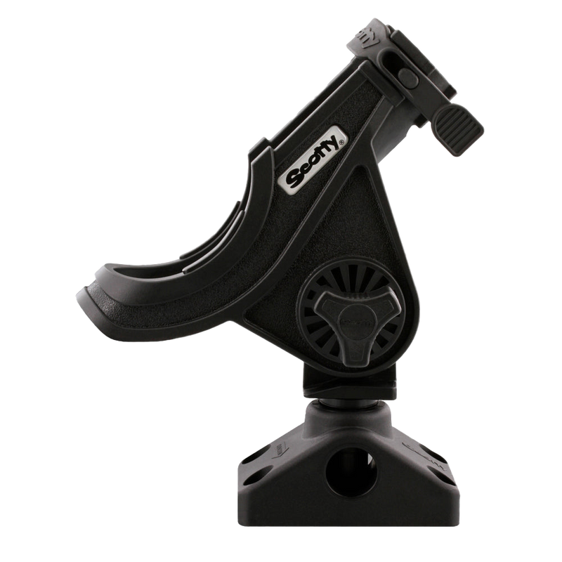 Scotty 280 Baitcaster/Spinning Rod Holder, Black w/241