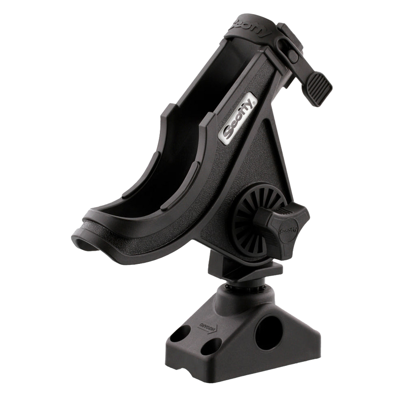 Scotty 280 Baitcaster/Spinning Rod Holder, Black w/241